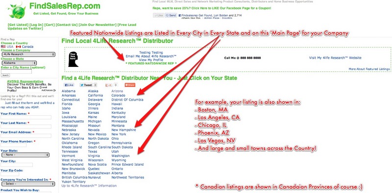 Featured Nationwide Listing Example