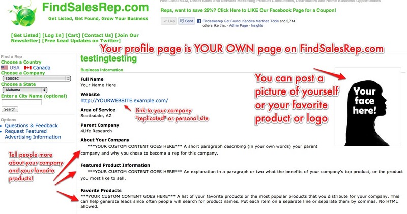 Profile Page Example